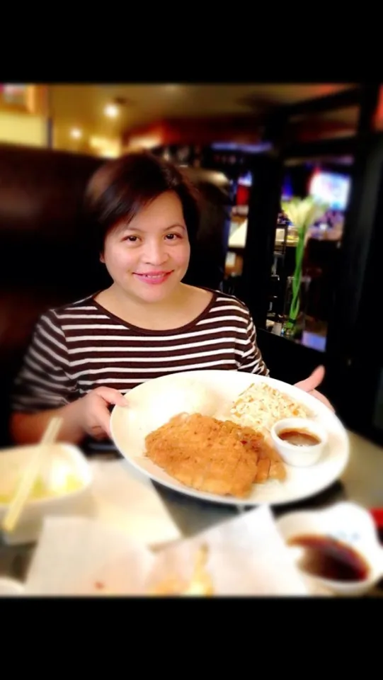 Chicken Katsu for lunch|Janette Huangさん