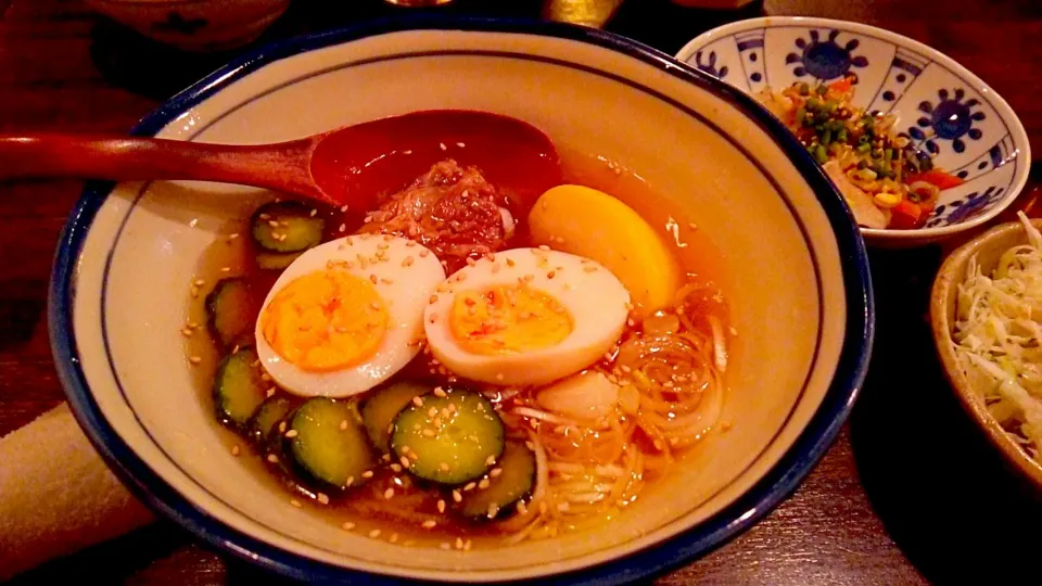 賄い飯♪ 盛岡冷麺 辛みはお好みで…|Gauche Suzukiさん