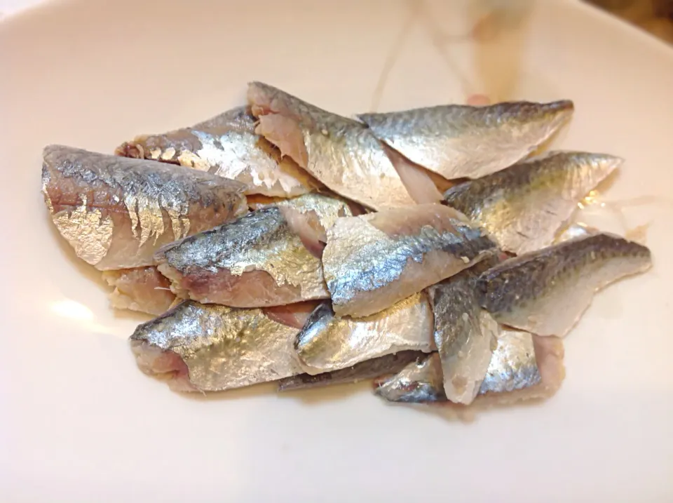 釣り料理🐟これは〜シメサバ😋|アライさんさん