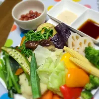 Snapdishの料理写真:蒸し野菜|Rさん