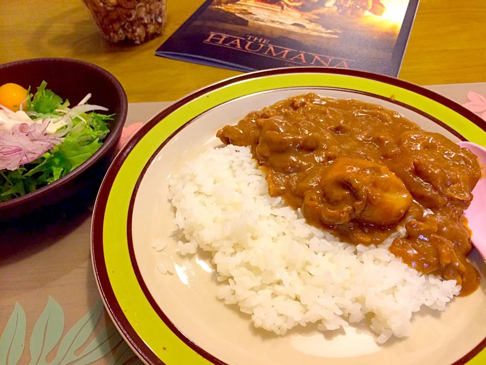 Snapdishの料理写真:カレーで夕食🍛🍛|かずみさん