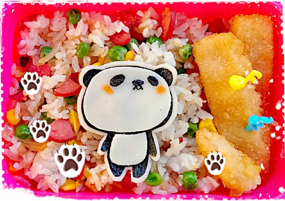 Panda School Lunch!  キャラ弁 (o^^o)|The Reinhartsさん