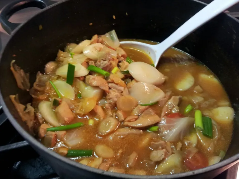 Snapdishの料理写真:Spicy Chicken Stew with Ricecakes|Kkartsさん