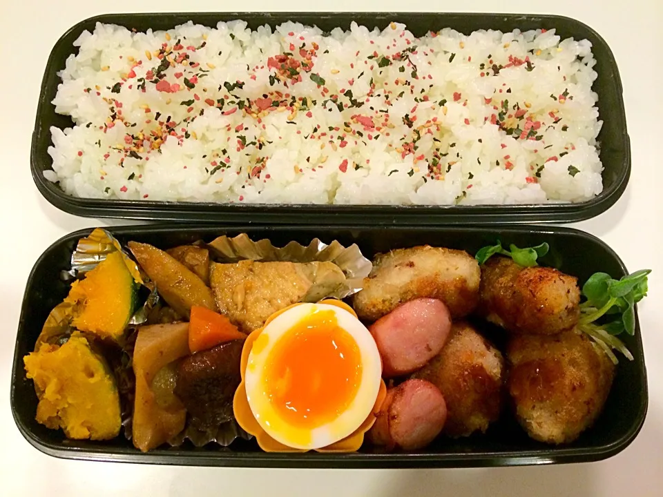 豚チーズカツのお弁当。|Chiharuさん