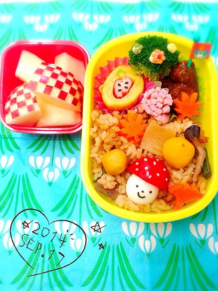 🍄秋のきのこ弁当🍄|ゆきさん