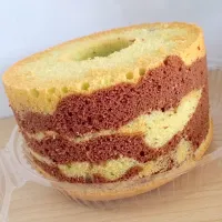 Chocolate Pandan chiffon cake|instagram: wensbakeさん