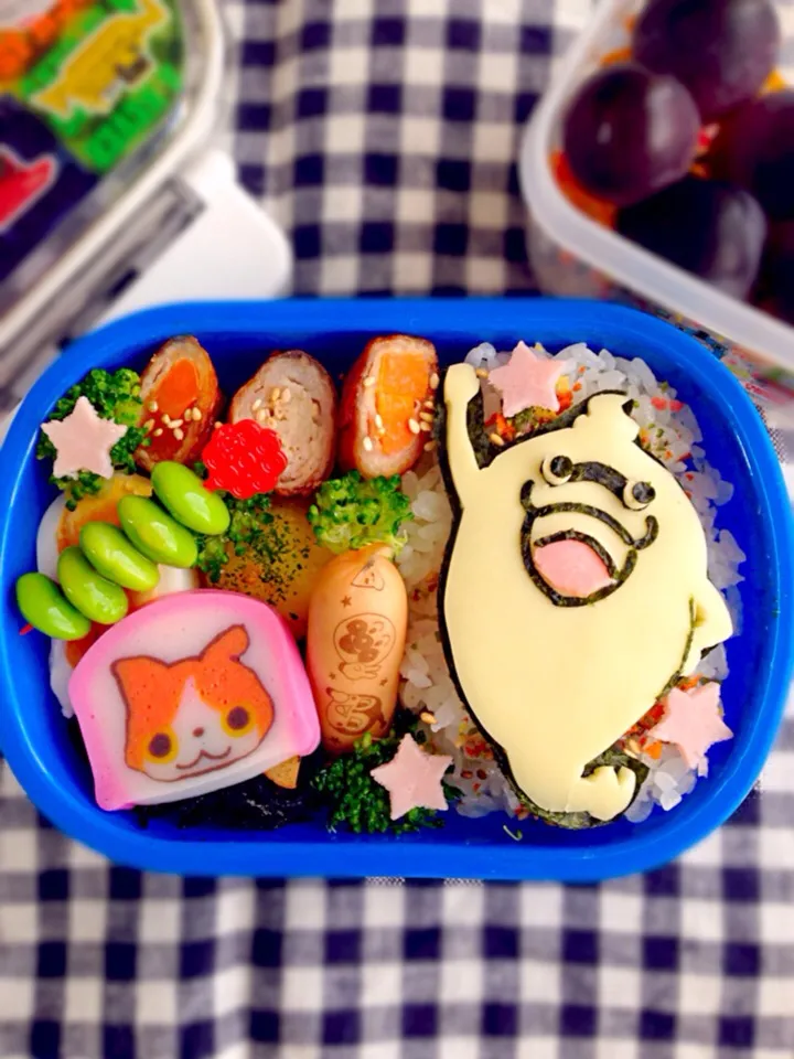 Snapdishの料理写真:息子お弁当★妖怪ウォッチ「ウィスパー」|どんママさん