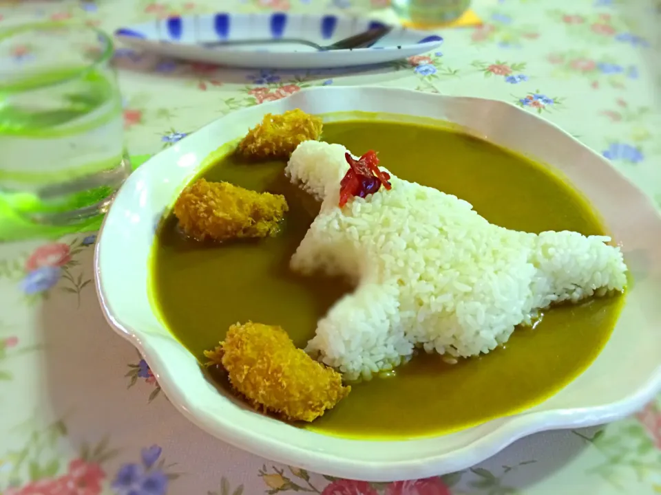 Snapdishの料理写真:宮古島のカフェ、カラカラの宮古島カレー|くぅ♪さん