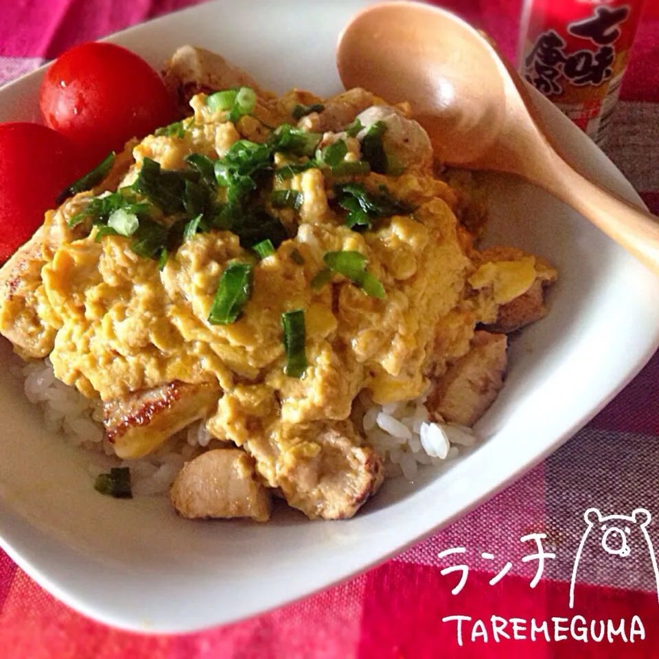 Snapdishの料理写真:親子丼|たれめぐま◡̈✩*さん