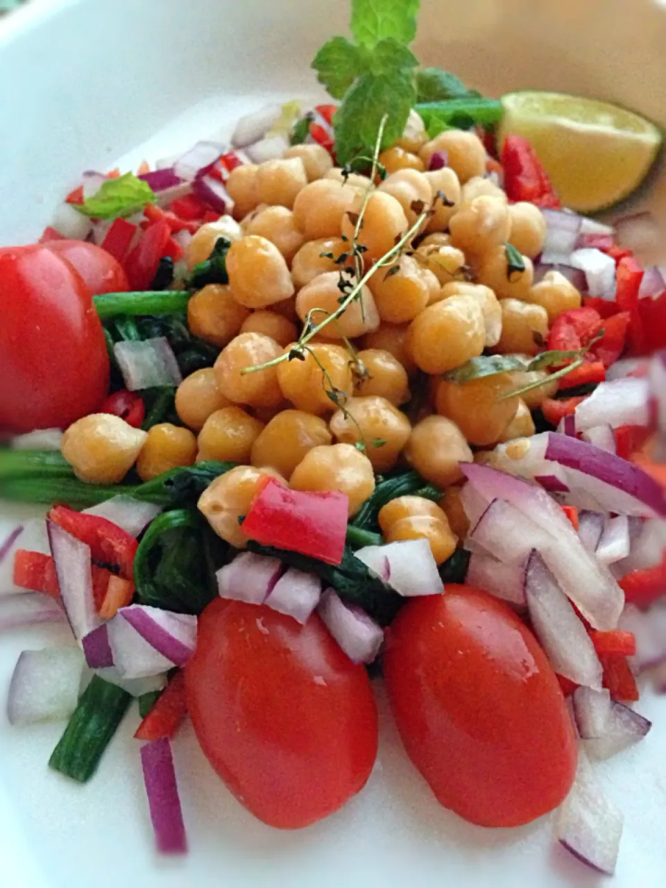 Roasted chick pea salad           ローストひよこ豆 サラダ|Yuriさん