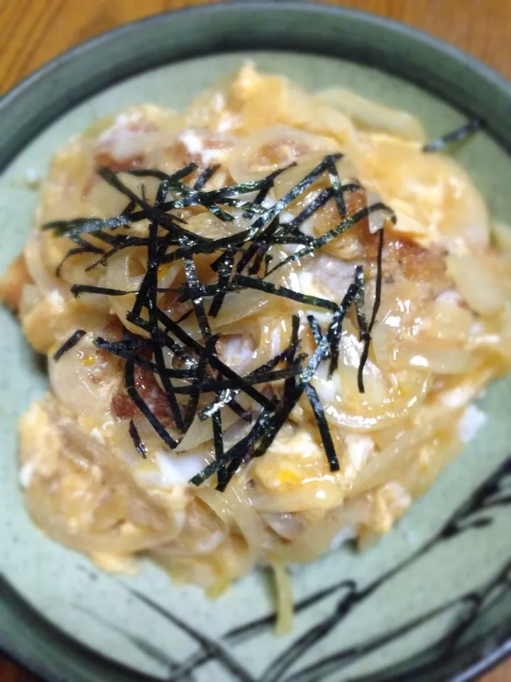カツ丼！紅ショウガ 無かった！(´ｰ∀ｰ`)|かよっぺさん