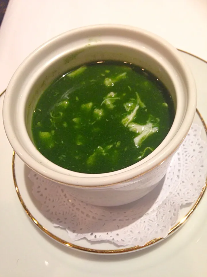 Spinach soup|Obeoom Jumsai Na Ayudhyaさん