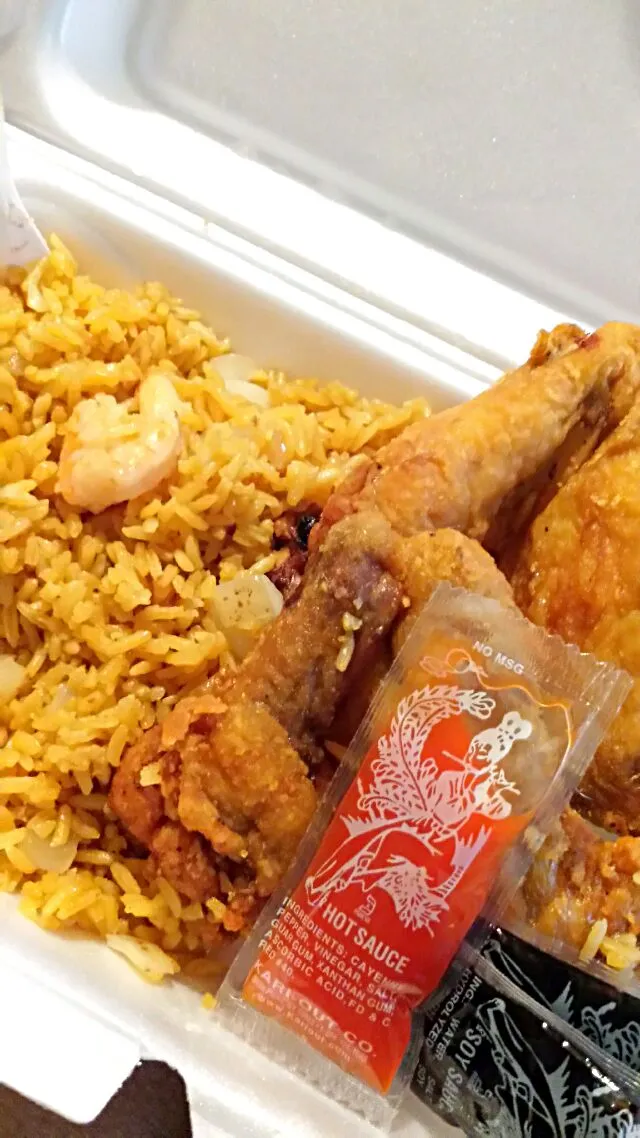 #Box lunch/Deli Chicken Wings & 🍤 Fried Rice #Lunch #Lunchbox|Alisha GodsglamGirl Matthewsさん