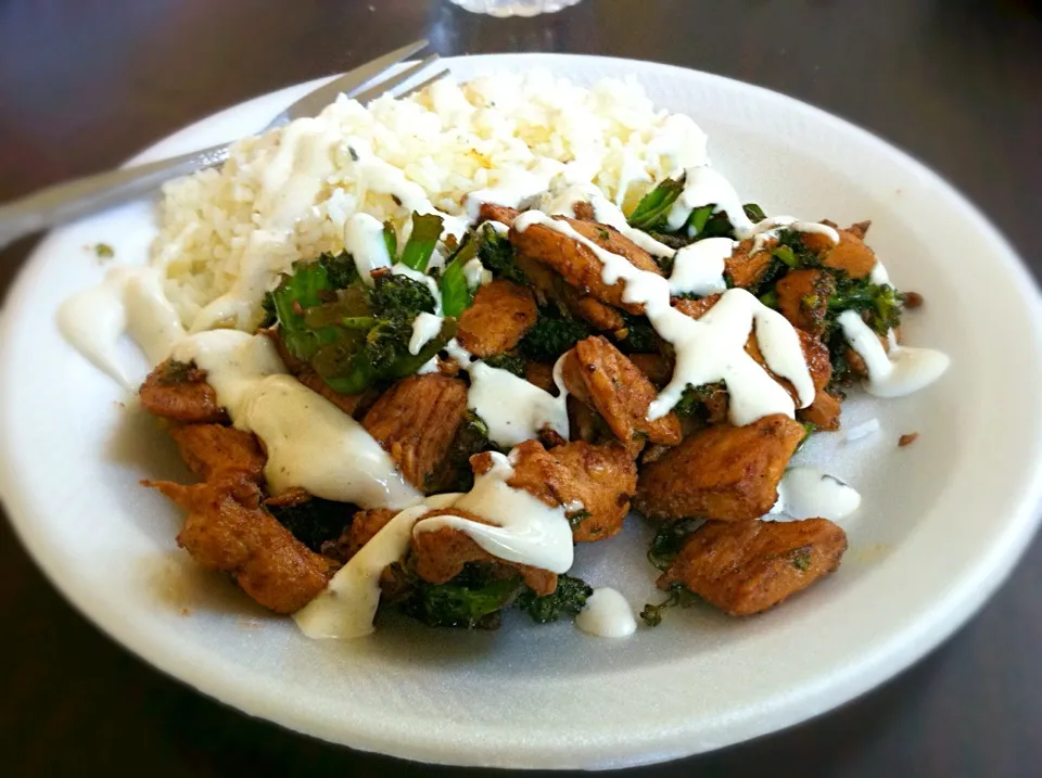 Chicken and brocolii with rice|AliceMillyaさん