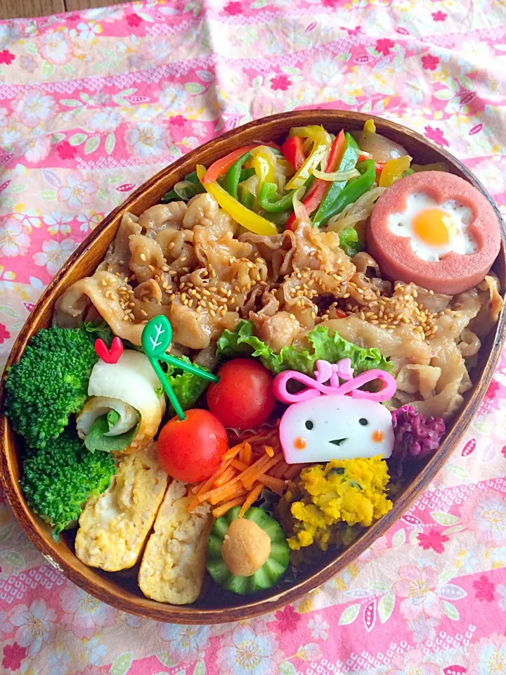 Snapdishの料理写真:今日の息子のお弁当2014/09/18|ミホさん