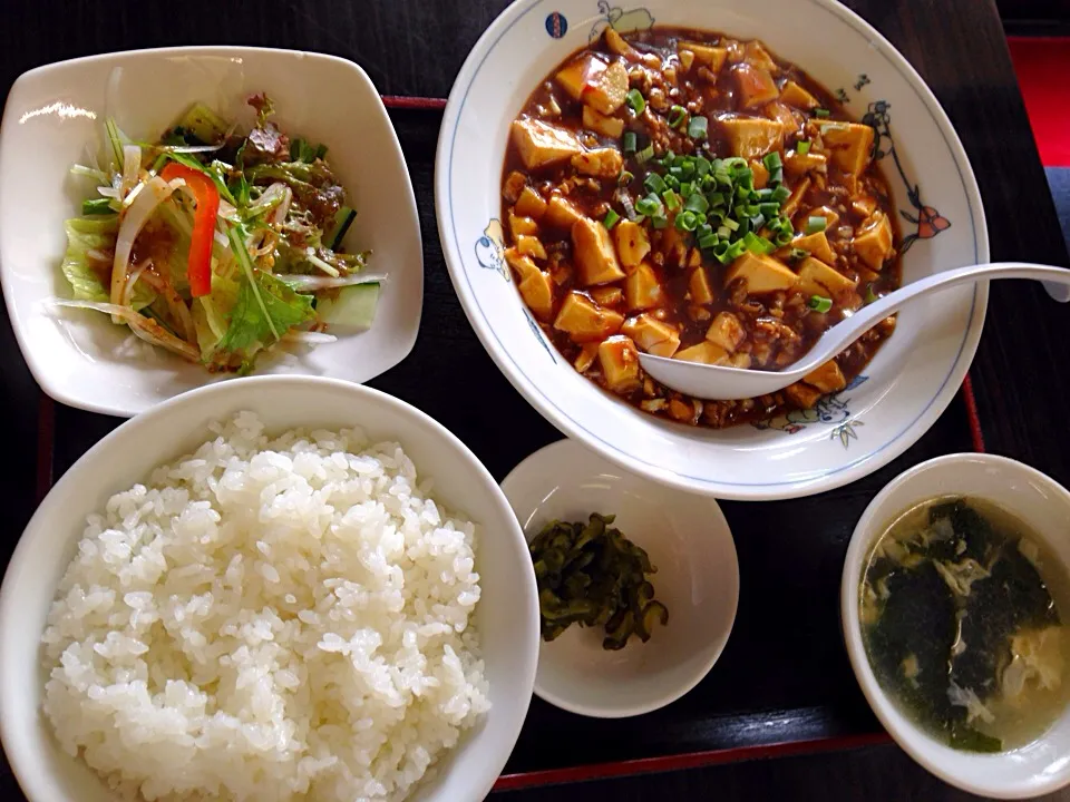 麻婆豆腐定食@好吃(東浦和)|みっさんさん