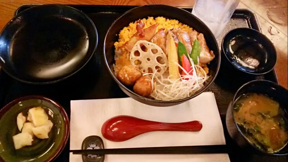 照り焼きチキン丼 

東京ディズニーランド 北斎|猫田さん