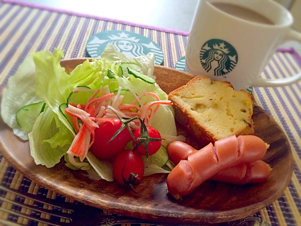 Snapdishの料理写真:♡モーニングワンプレート♡|miyuさん