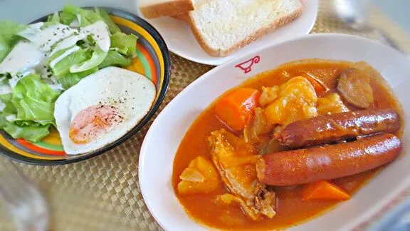 ハンパチキンでトマトポトフ🍅|ふかرさん