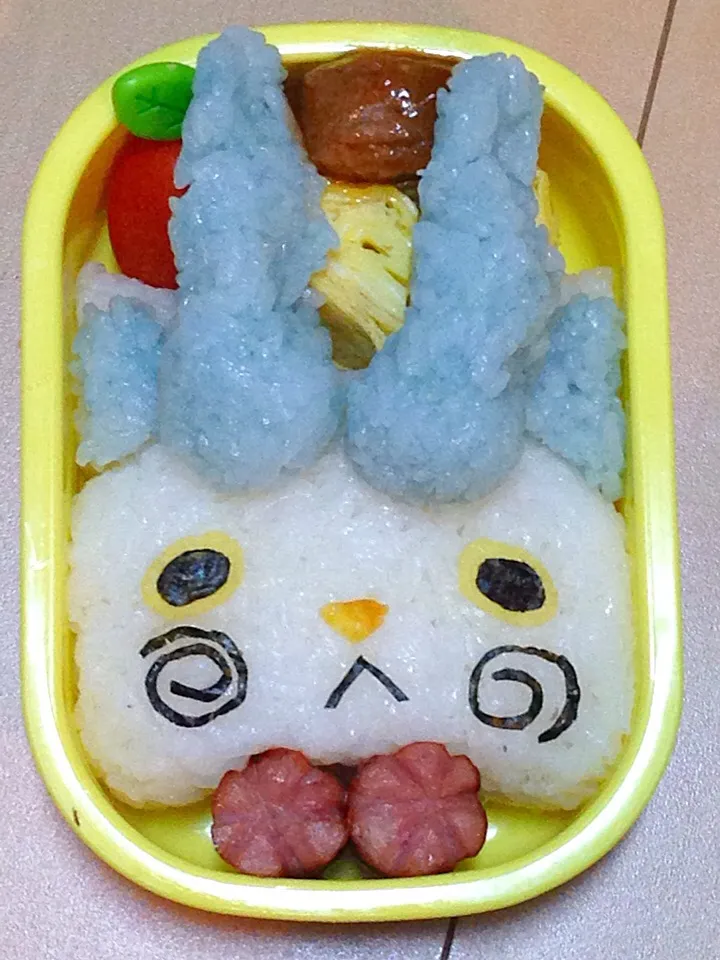 Snapdishの料理写真:妖怪ウォッチ コマさん キャラ弁♪|♪チッチ♪さん