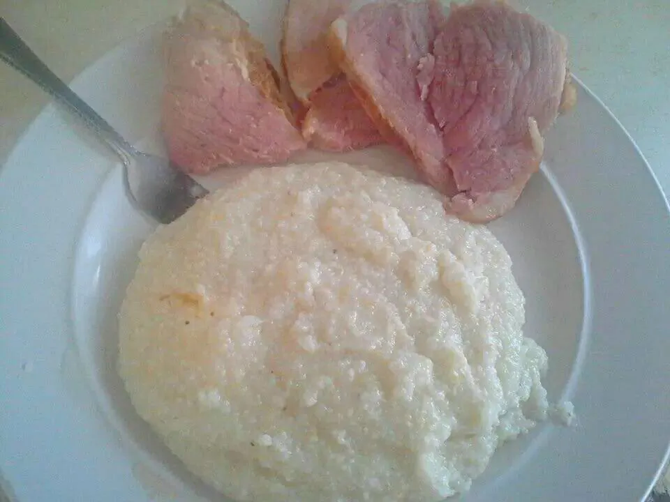 #Unposted My #Breakfast/Brunch #SoSouthern Grits With Country Ham 🌝🍲🍴🍲🌝🍴🌝Comfort Food  #GumboOfSoul|Alisha GodsglamGirl Matthewsさん