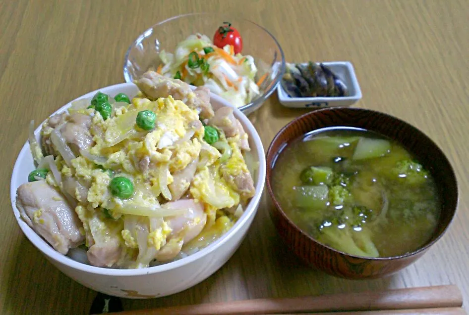 親子丼大盛り定食|みあこさん