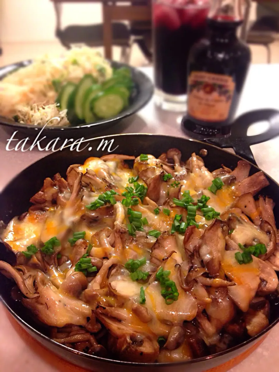 色々キノコ🍄のチーズ焼き〜麺つゆバター風味〜|チョス ♪さん