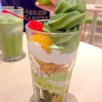 Green tea soy milk pudding Parfait|Alex Muiさん