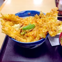 Snapdishの料理写真:穴子天丼@動坂食堂|minatosさん