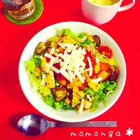 Snapdishの料理写真:タコライス＊|momonga＊さん