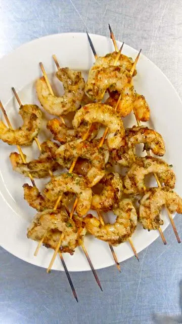 Grilled Herb Shrimp Skewers|Geralde Neretteさん