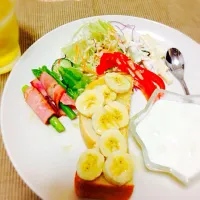 トーストにバナナな朝ご飯。|naoさん