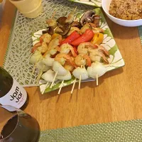 grilled shrimp  & veggies|Cathy Villafuerteさん