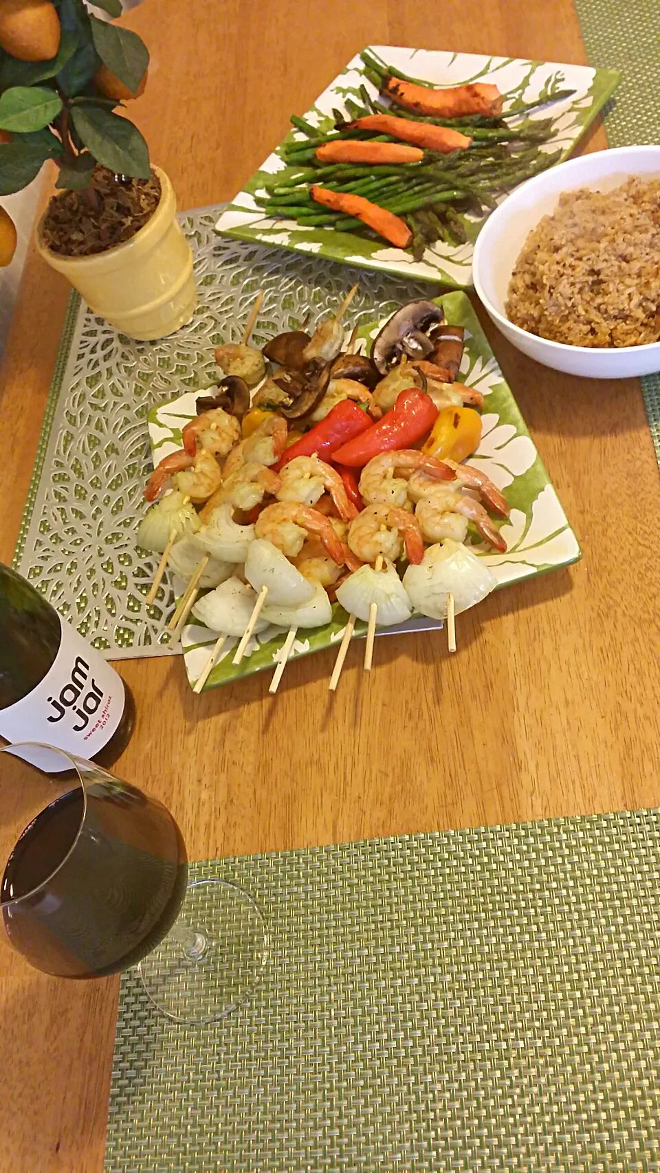 grilled shrimp  & veggies|Cathy Villafuerteさん