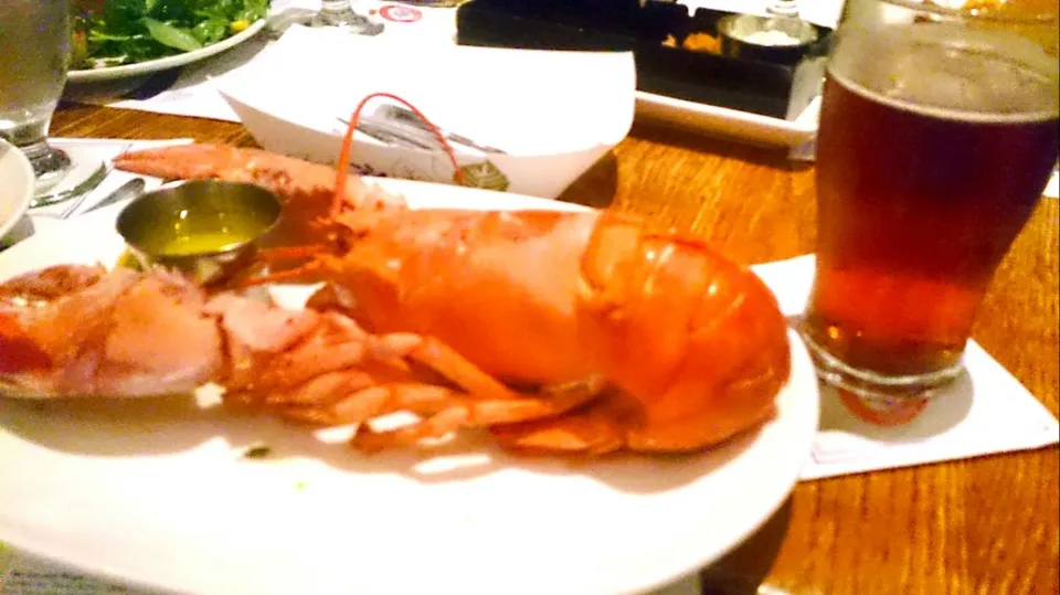 9/20 Lobster with Samuel adams #オマールエビ #ロブスター #ボストン #出張|タップダンスシチーさん