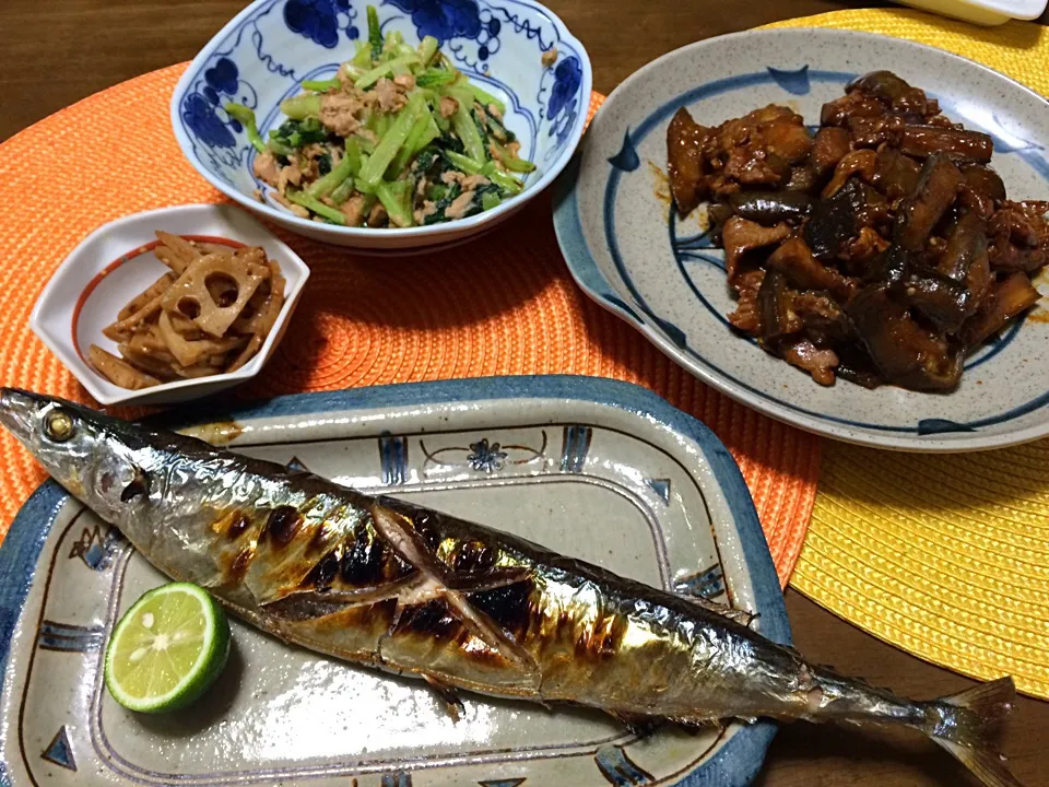 秋刀魚〜和食です(^-^)|美樹さん