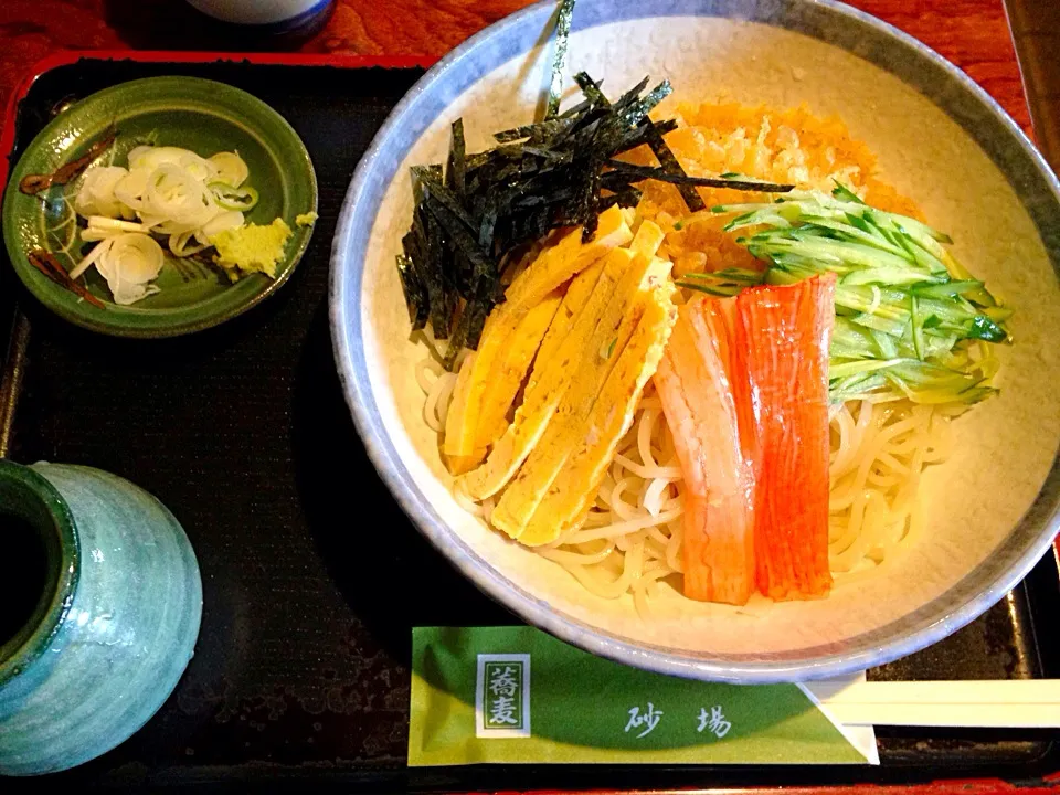 冷やしたぬき蕎麦@砂場(緑区代山)|みっさんさん