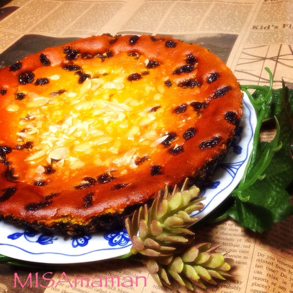 🎃Baked cheese cake of pumpkin👻|みさmamanさん