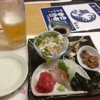 Snapdishの料理写真:晩酌セット|takehisaさん