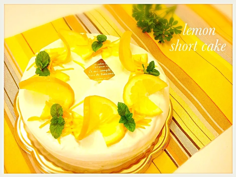 🍋レモンショートケーキ🍋|まあやさん