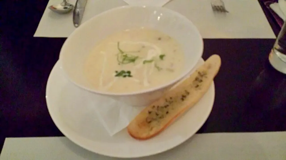 Boston clam chowder soup|skyblueさん