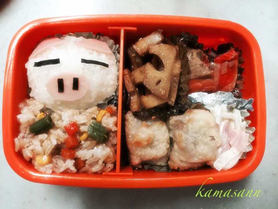 LINEのぶたた弁当🐷|かまさん