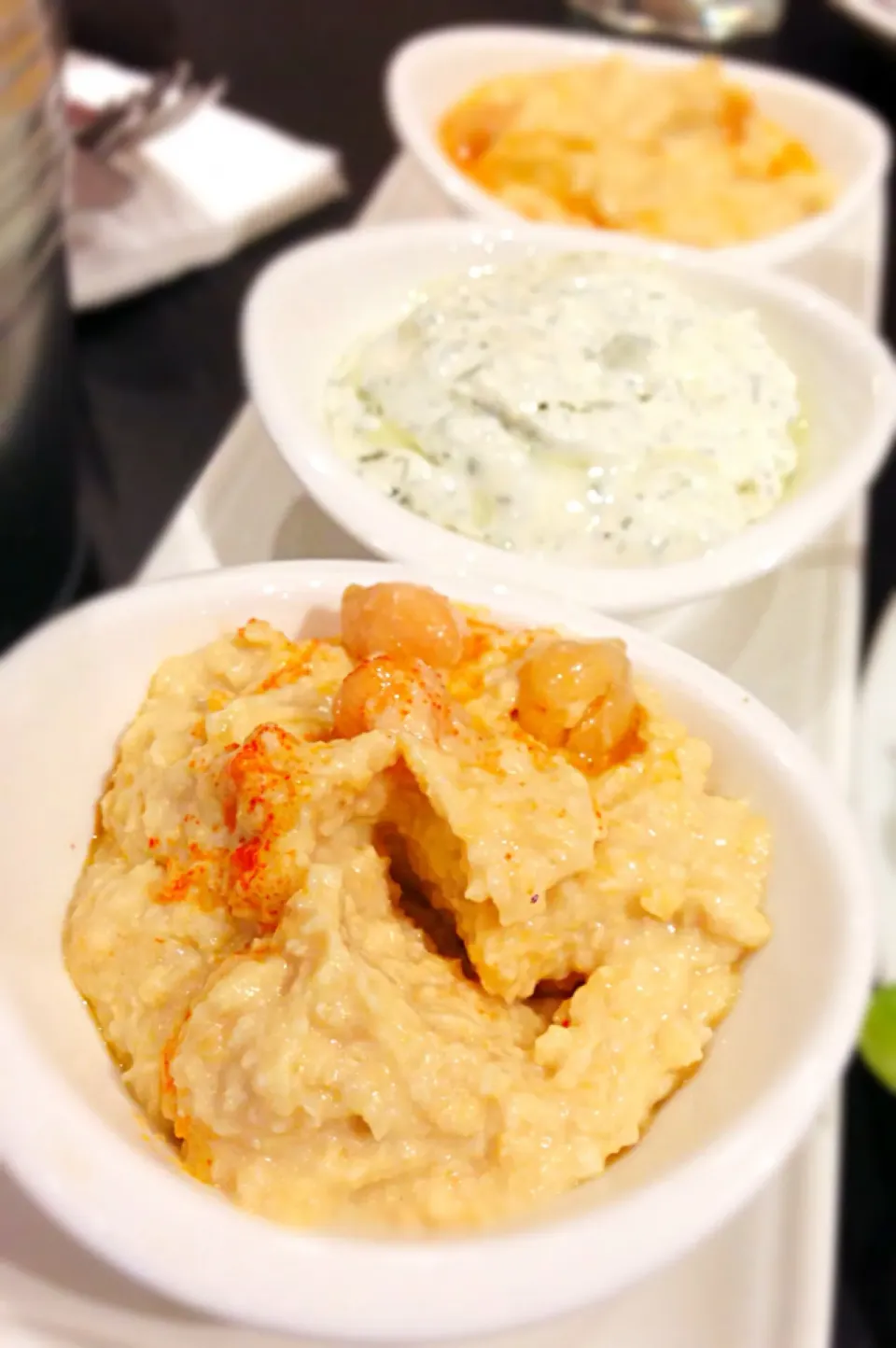 Hummus and cream cheese with dill dips@Baker & Cook, Chip Bee Gardens|coxiella24さん