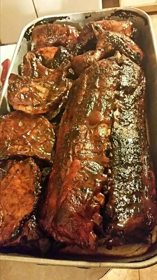 🏈Football  Time in Louisiana 🏈 Game Time Ribs ☺ I'm beyond Ready for some 🏈 Go LSU Tigers 🐯 🏈 🐯Roll Over The Tide #Go #Fight #Eat|Alisha GodsglamGirl Matthewsさん