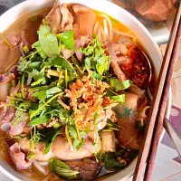 Snapdishの料理写真:Vietnamese beef noodle Hue style|Anh Nguyenさん