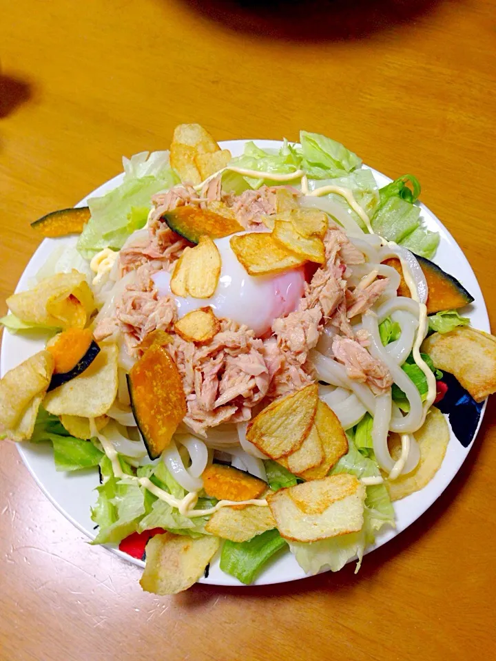 Snapdishの料理写真:パパ作！皿うどん|アッキーさん