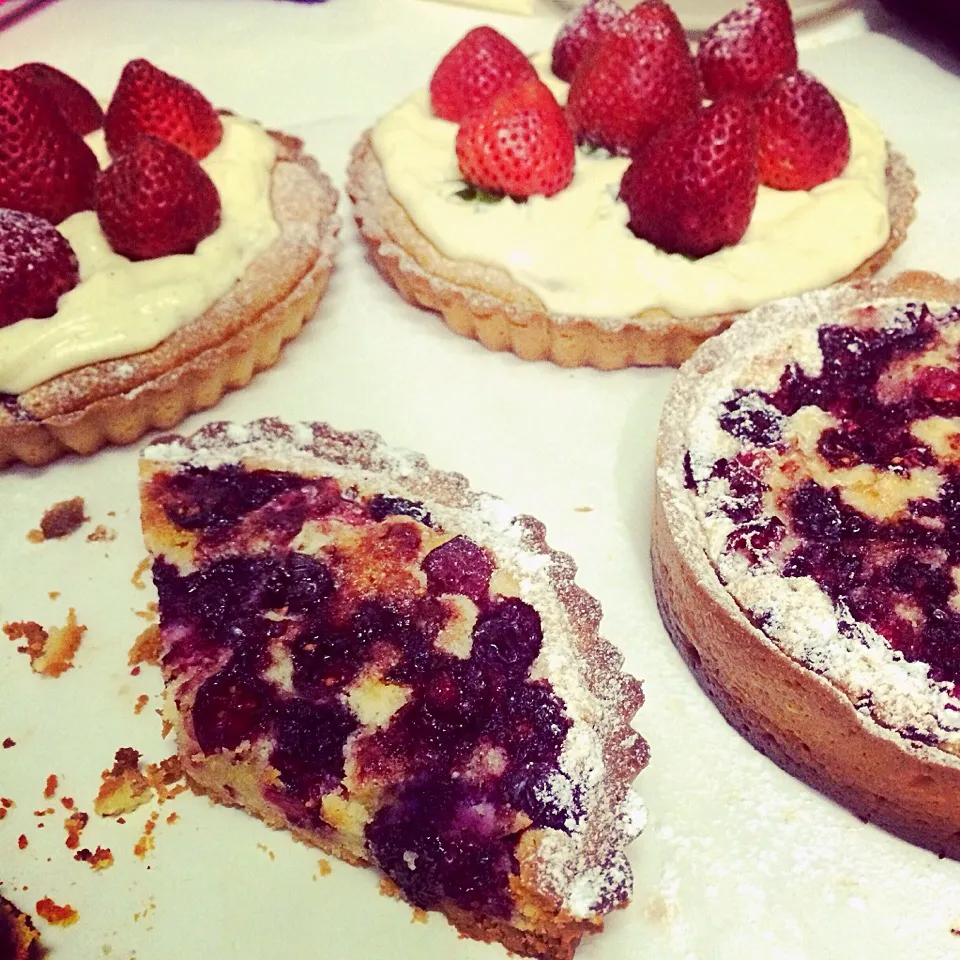 Lovely pies😍mix berries|coco～delicious❤️さん