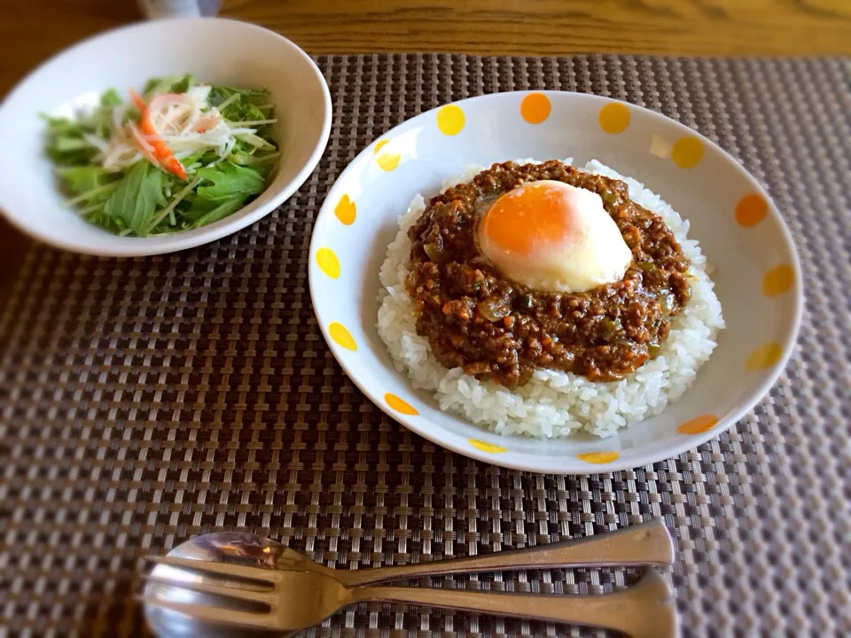 today's lunch ＊ キーマカレー|なちょさん