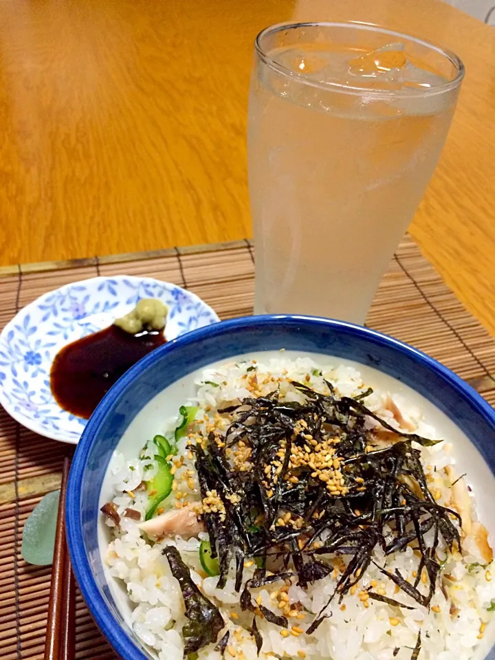 鰺干物のチラシ寿司|風流料理人さん