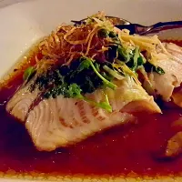 fish in ginger  sauce #Bangkok #MandarinOriental #food #Thai cuisine|anthony williamさん